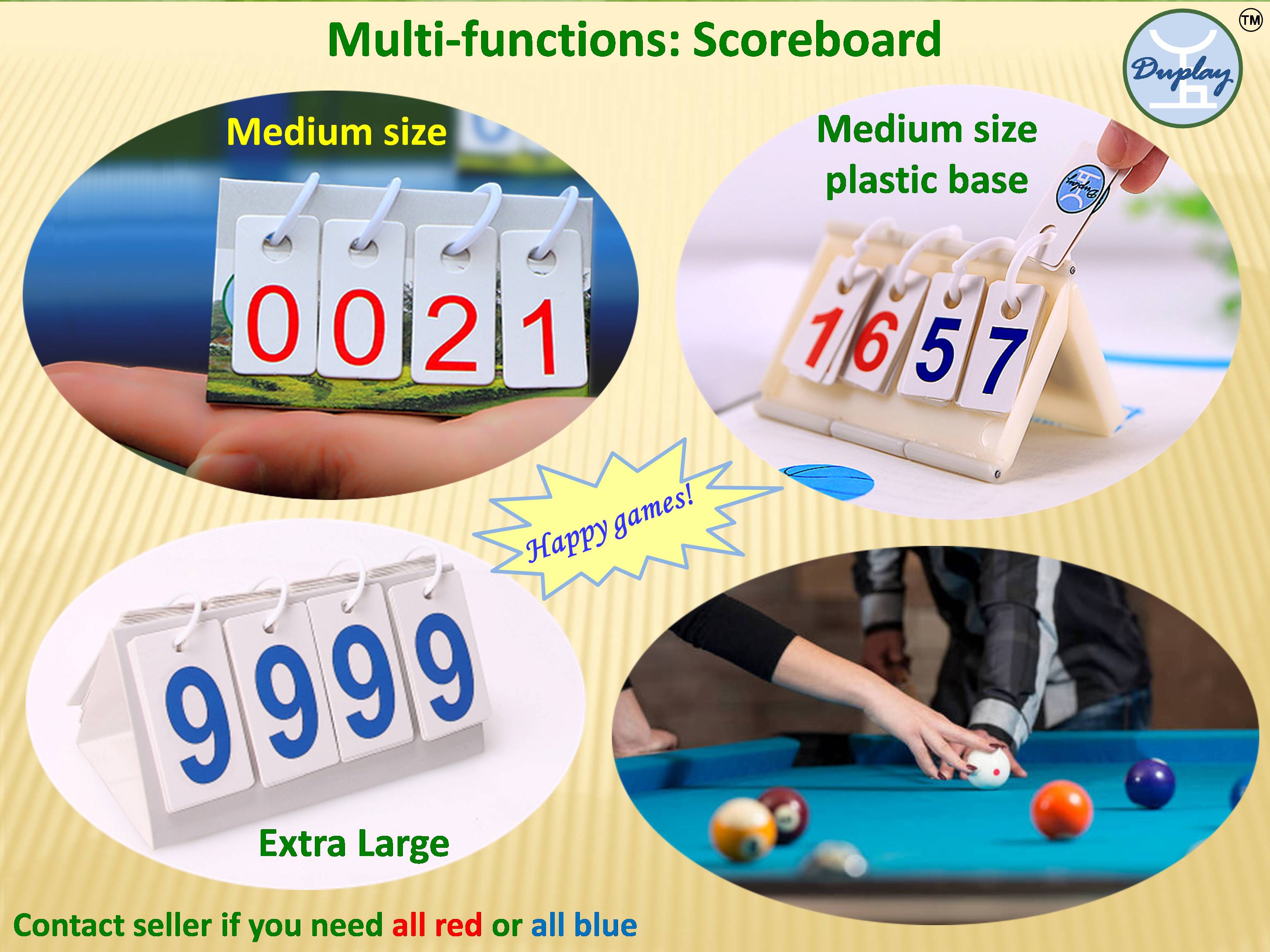 Wholesale Plastic Multi-Purpose Mini Scoring Board 