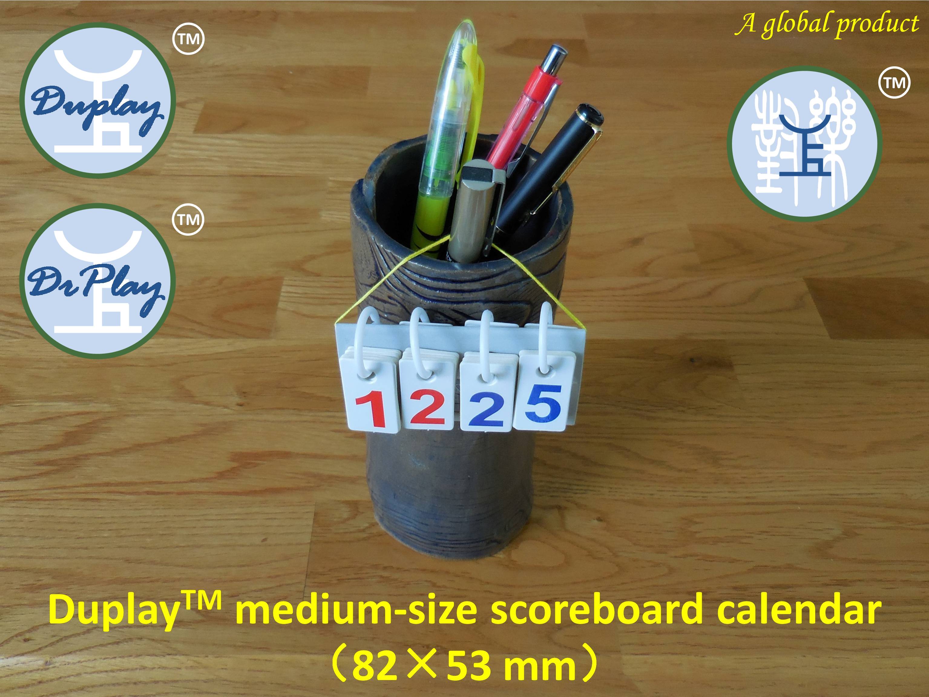 Butterfly Mini Scoreboard III - Lightweight Table Tennis Scoreboard With 0-21 & 0-5 Cards